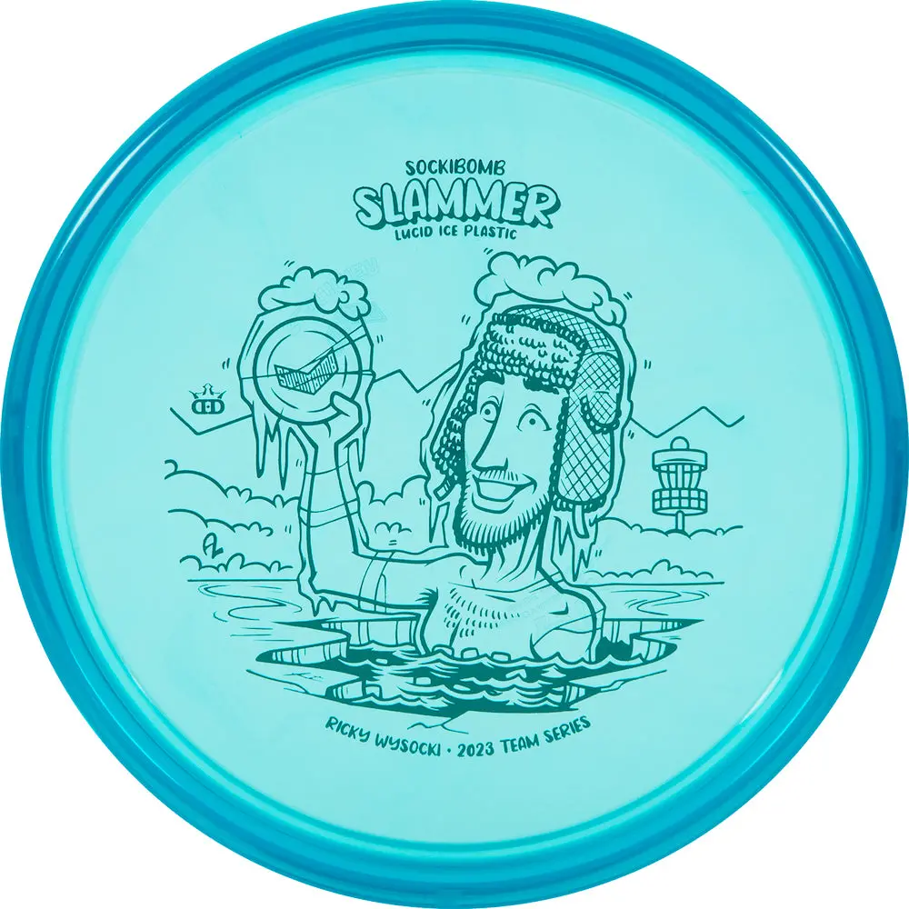 Dynamic Discs Lucid Ice Sockibomb Slammer Ice Bath 1