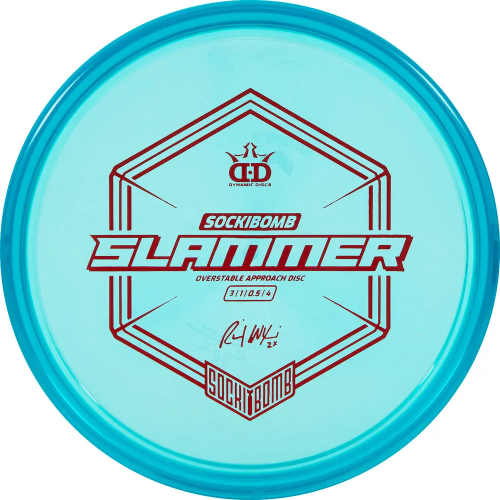 Dynamic Discs Lucid Ice Sockibomb Slammer 1