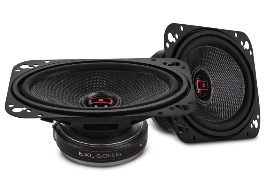Ds18 Exl-Sq4.6 4X6" 2-Way 3 Ohm Coaxial Speakers 1