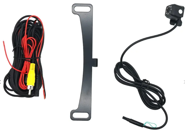 F1rst F1p-Lpled Universal License Plate Or Base Mount Back-Up Camera With Leds 1