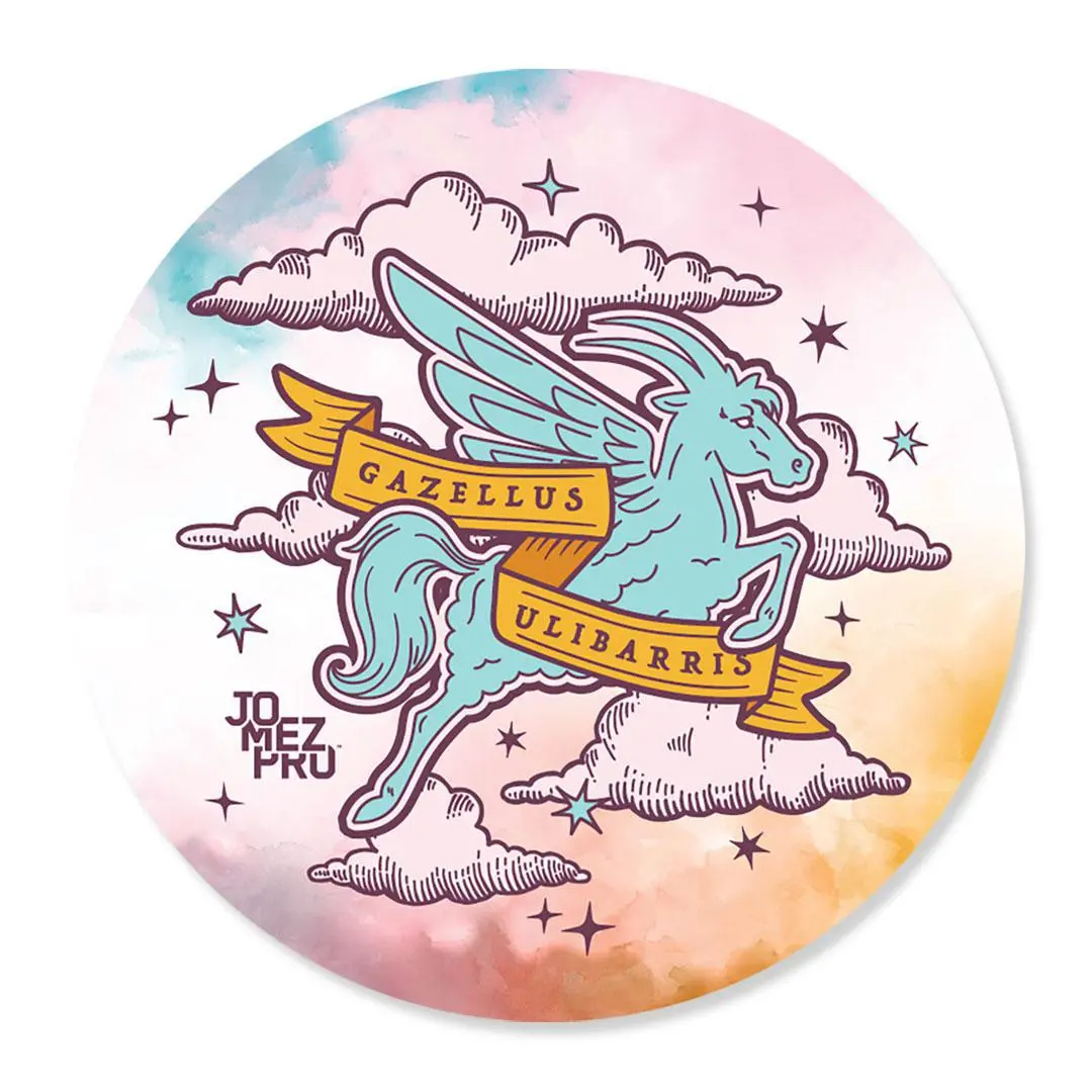 Gazellus Ulibarris 3" Sticker 1