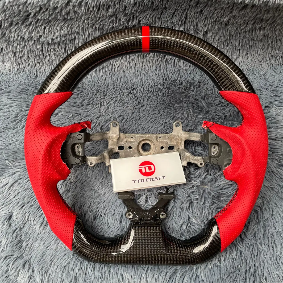 Custom Honda Civic 2012-2015 Carbon Fiber Steering Wheel | Ttd Craft 4