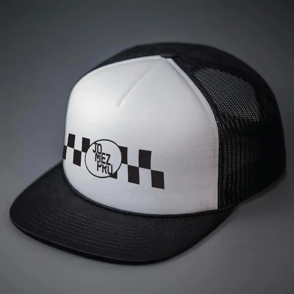 Putting Game Checker Trucker Hat 1