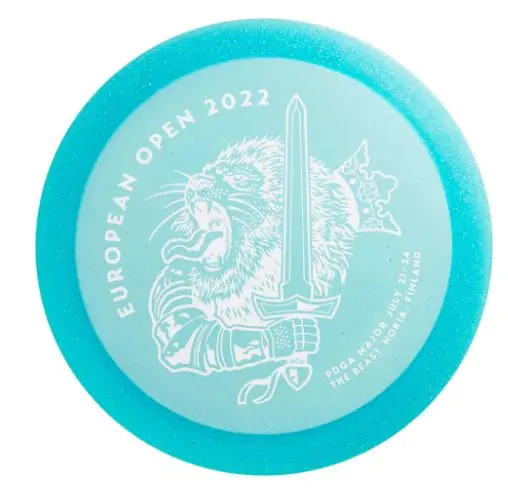 Discmania Originals 2022 European Open Fundraiser Metal Flake C-Line Fd3 1