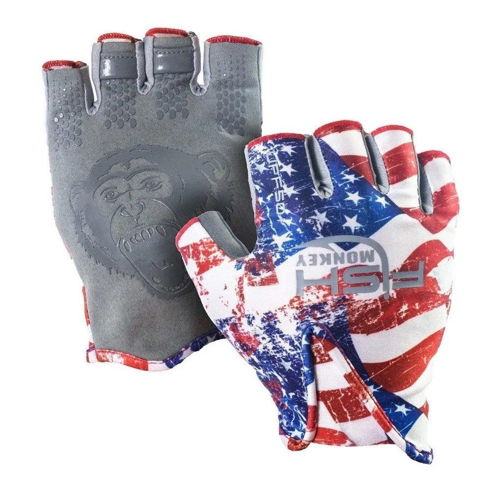 Fish Monkey Stubby Guide Sun Protection Gloves 1