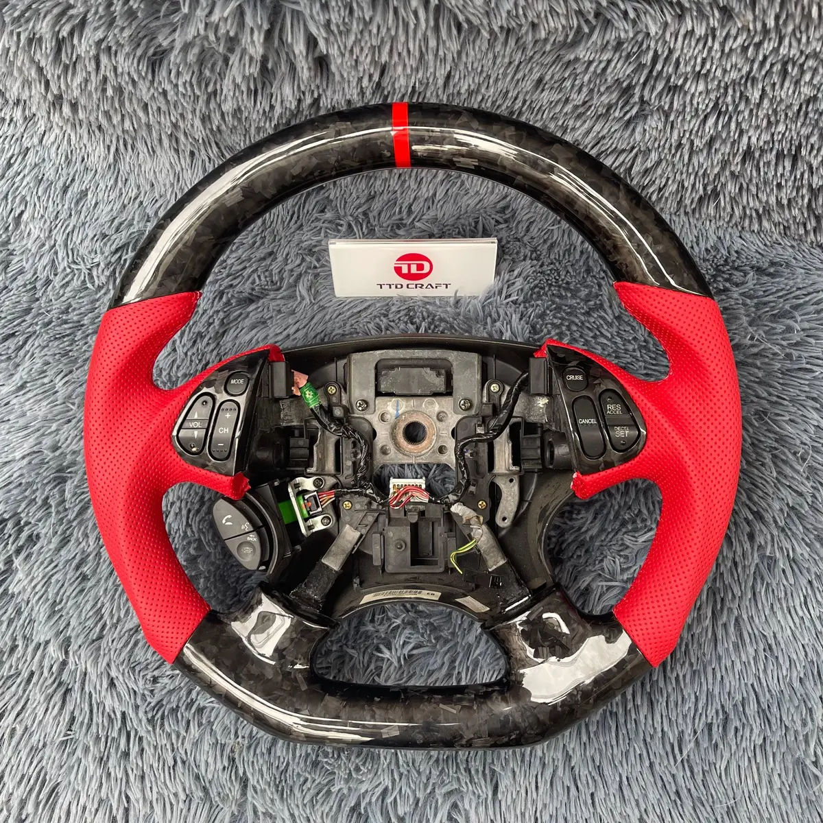 Custom Forged Carbon Fiber Steering Wheel For Acura Tl 2004-2006 |Ttd Craft 1