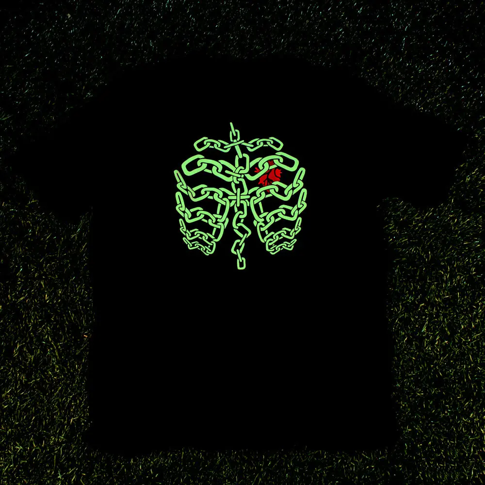 Glow Chains In My Bones Athletic T 1