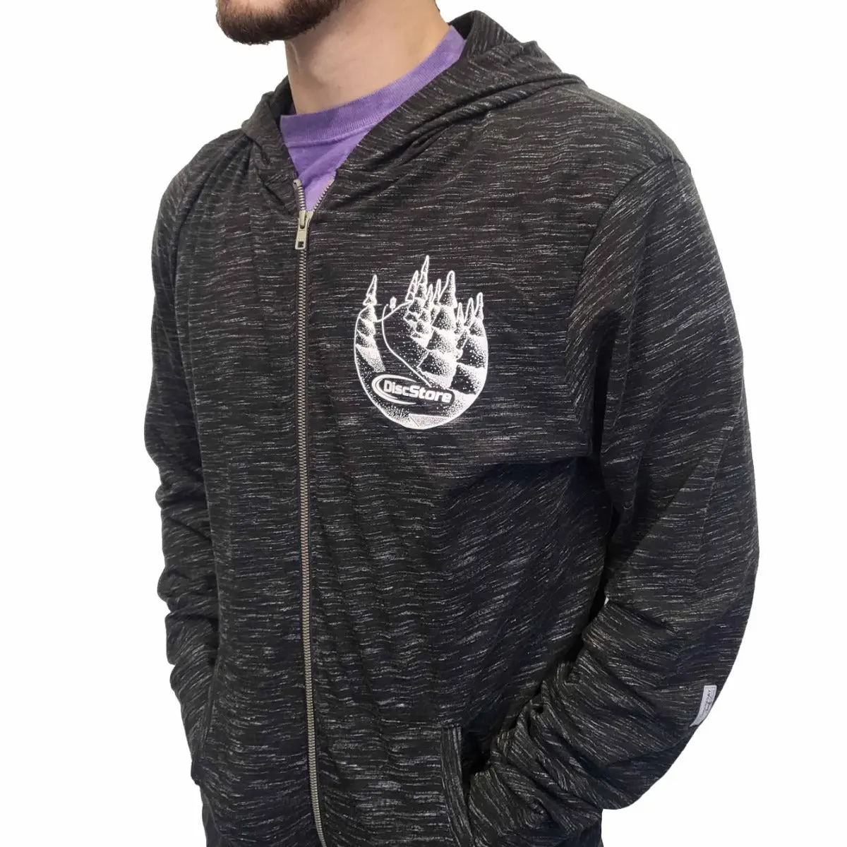 Disc Golf Full-Zip Hoodie – Premium Athletic Fit