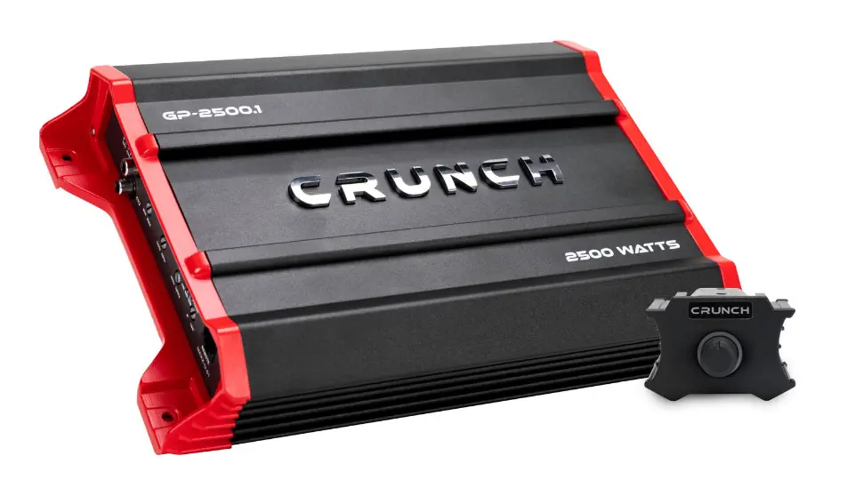 Crunch Ground Pounder Gp-2500.1 1-Channel Amp 1