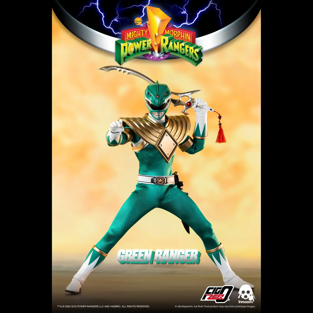 Mighty Morphin Power Rangers Green Ranger Collectible Figure 1/6 Scale By Threezero 1