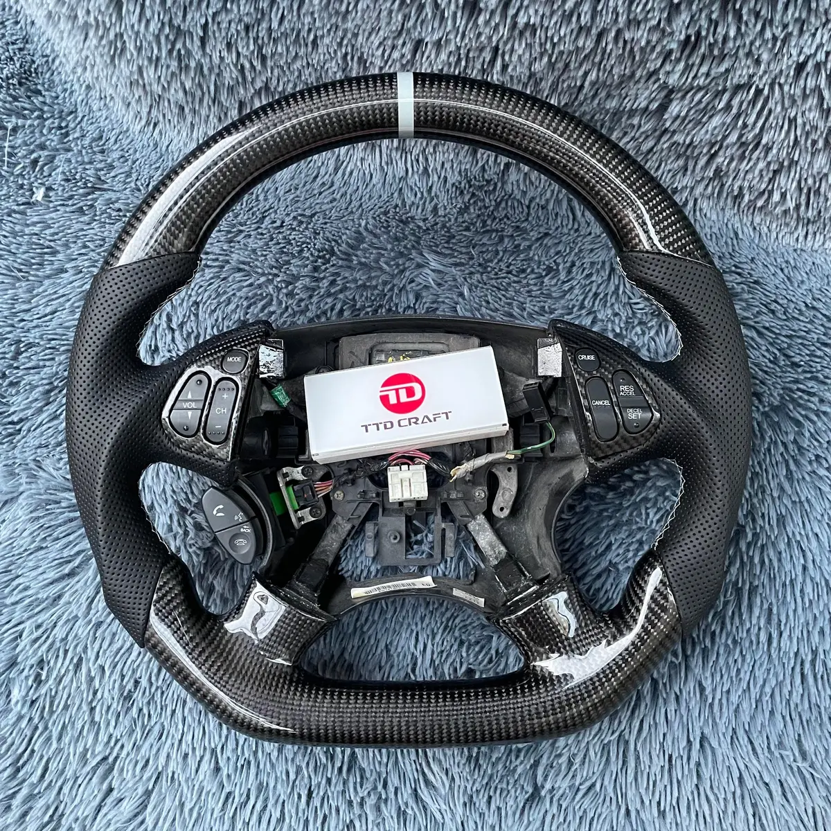 Custom Carbon Fiber Steering Wheel Acura Tl 2004-2006|Ttd Craft 1