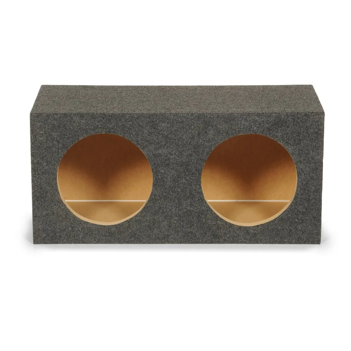 Qpower Hd210 Dual Sealed 10" Carpeted Subwoofer Box 1