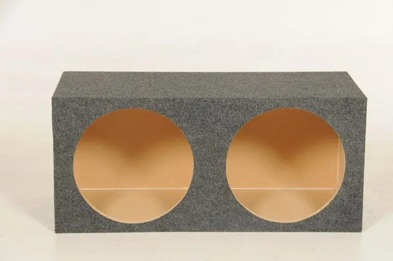 Qpower Hd212 Dual Sealed 12" Carpeted Subwoofer Box 1
