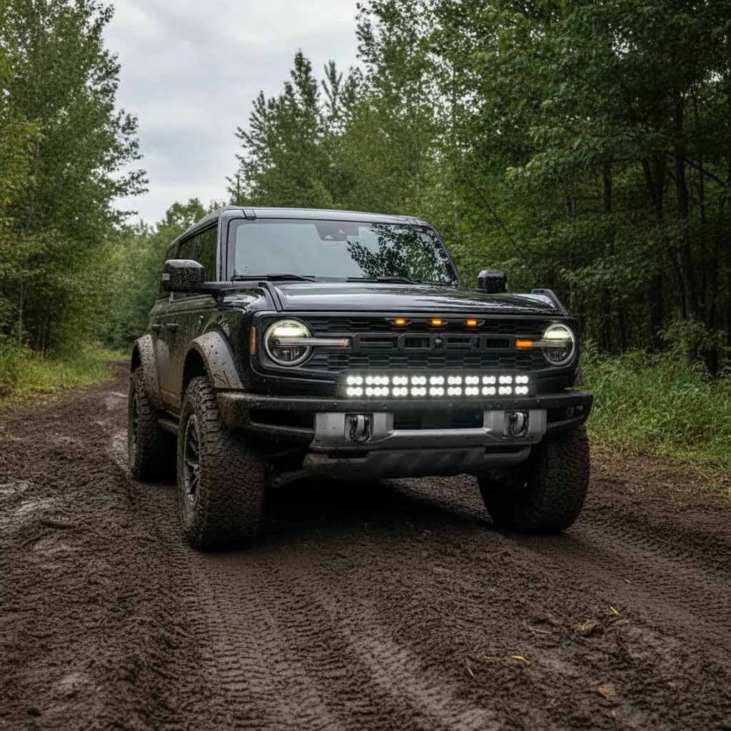 2021+ Ford Bronco Raptor Double Stacked Light Bars 1