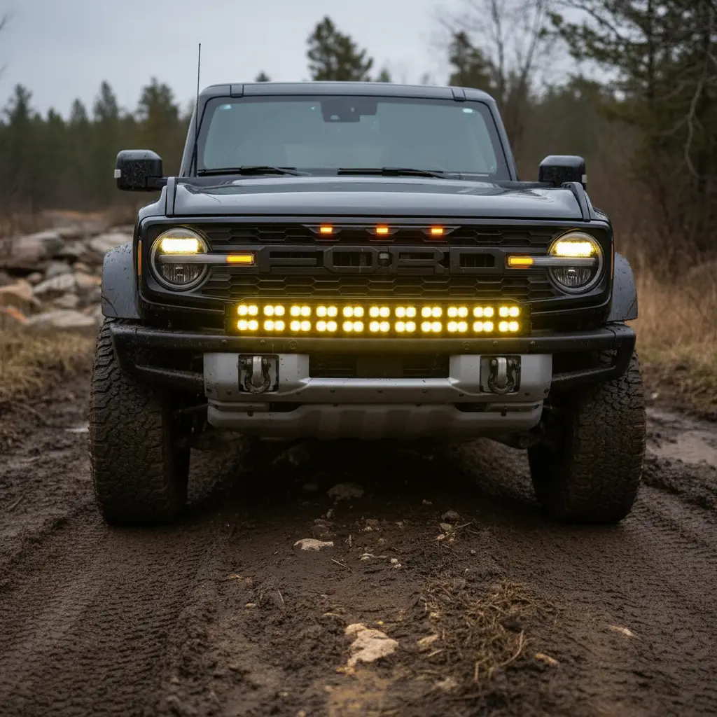 2021+ Ford Bronco Double Stacked Light Bars 1