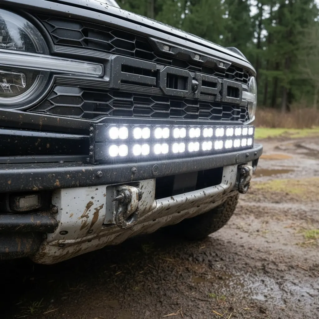 2021+ Ford Bronco Raptor Double Stacked Light Bars 1