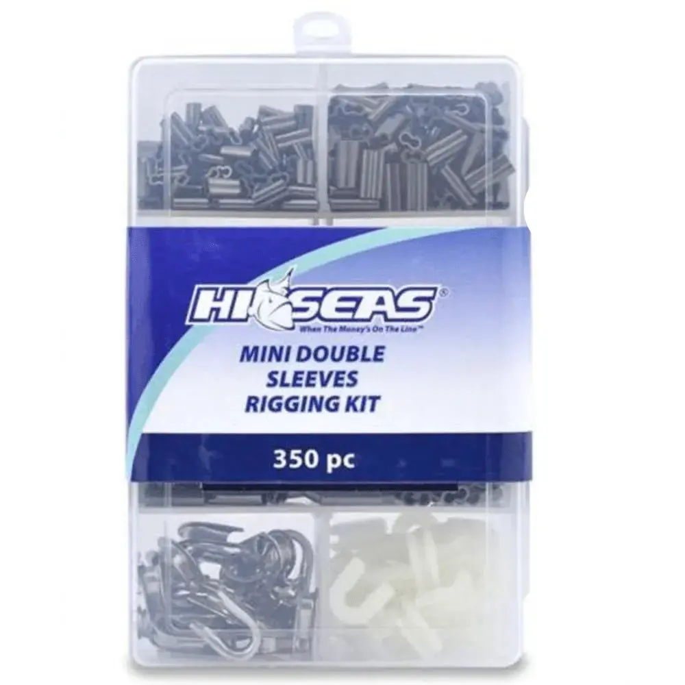 Hi-Seas Mini Double Sleeves Rigging Kit - Compact Wire Leader System 1