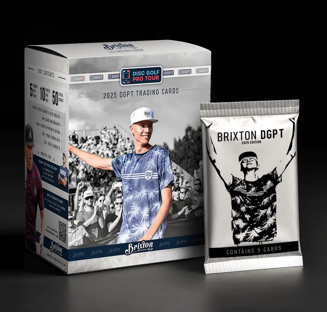 2025 Dgpt Brixton Disc Golf Trading Cards – Official Hobby Box - Pre Order 1