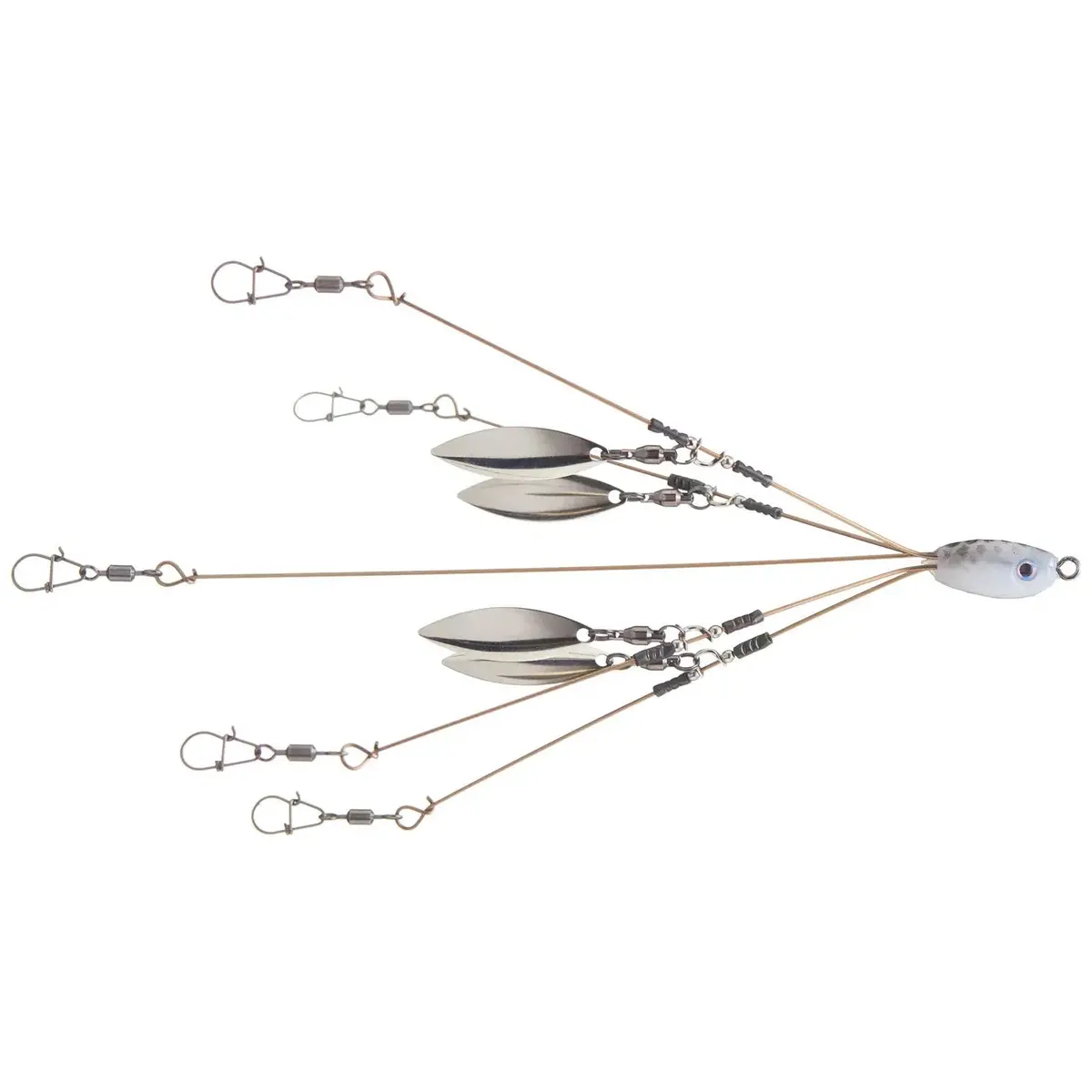 Hog Farmer Tactical Bassin Mini 5 Wire 4 Blade Rig 1