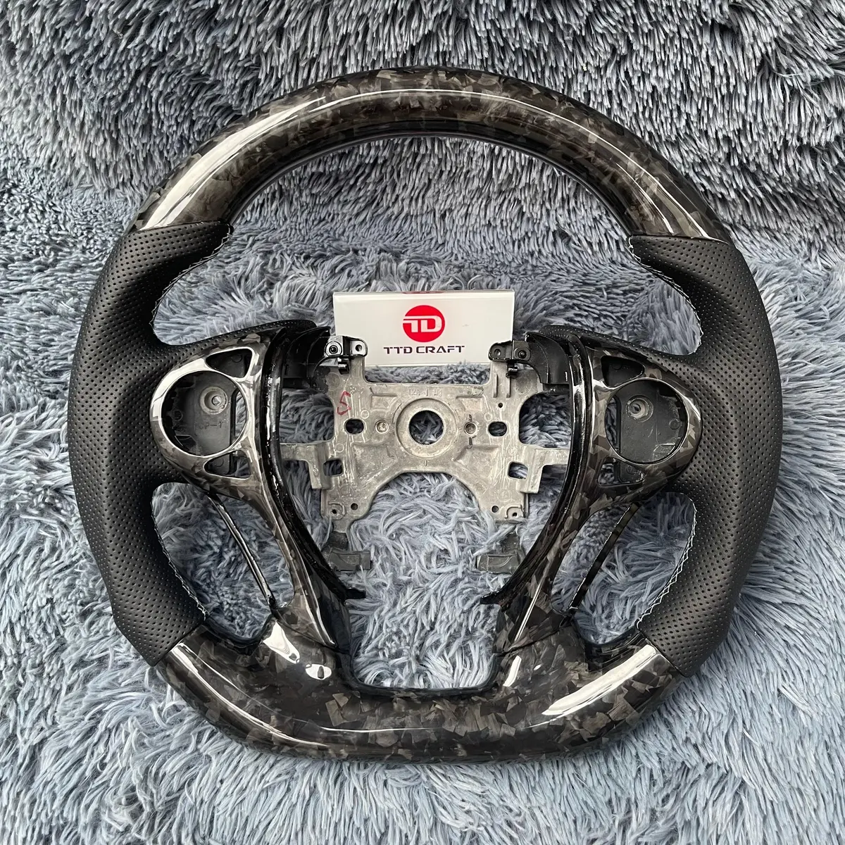 Custom Carbon Fiber Steering Wheel For Honda Accord 2013-2017 9Th Gen Sport Style | Ttd Craft 1