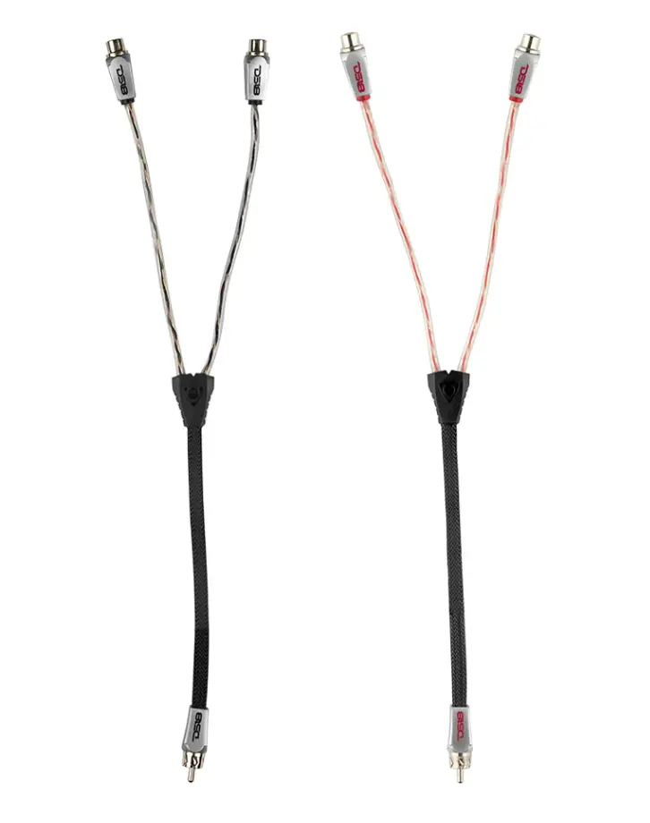Ds18 Hqrca-2F1mkit Pair Of Ofc 2-Female To 1-Male Rca Splitters 1