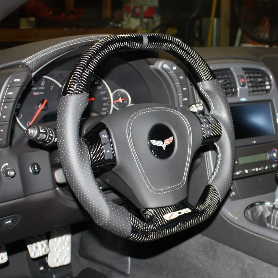 Ttd Craft  Chevrolet 2006-2011 Hhr /2005-2010 Cobalt  Carbon Fiber Steering Wheel 1