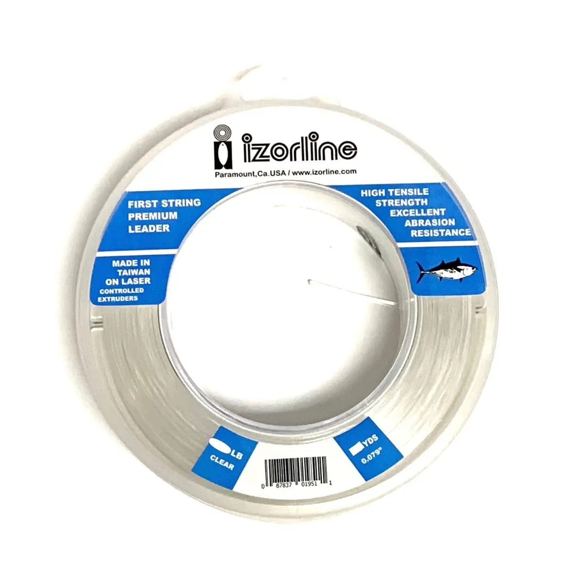 Izorline First String Premium Poly Monofilament Leader Line 1