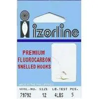 Izorline Fluorocarbon Snelled Trout Leaders 1