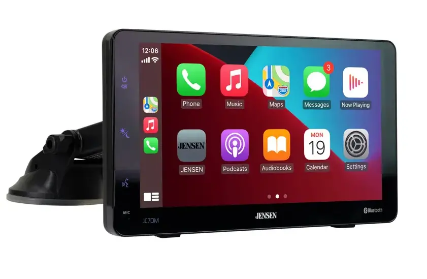 Jensen Jc7dm Dash Mount Monitor With Apple Carplay And Android Auto 1