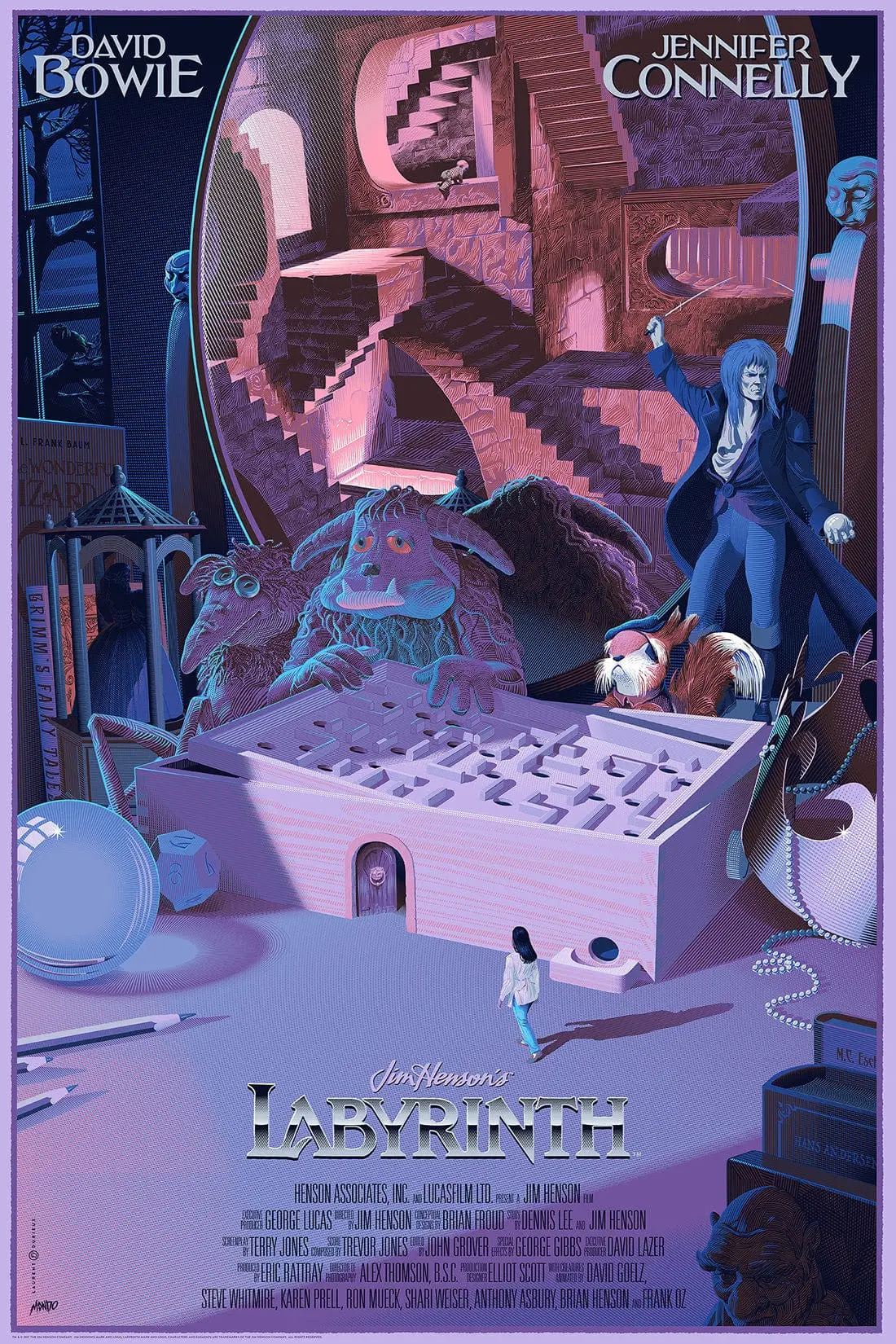 Labyrinth (Variant) Poster By Laurent Durieux 1