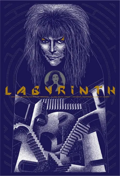 Labyrinth Poster (Variant) By Todd Slater 1