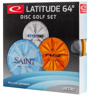 Latitude 64 Retro Burst Advanced Disc Golf Starter Set 1
