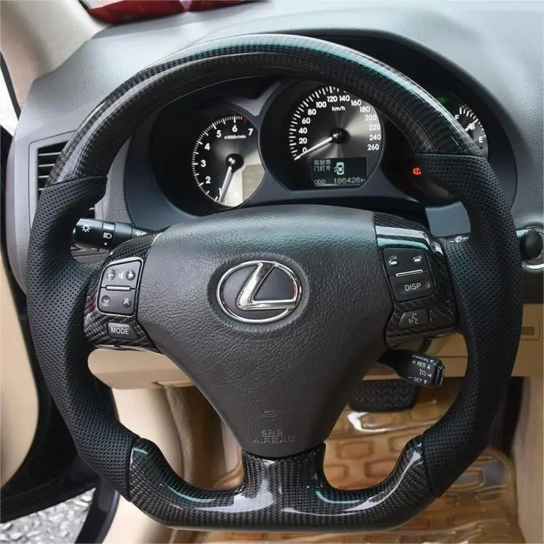 Ttd Craft Lexus 2006-2011 Gs350/Gs430/Gs450/2008-2011 Gs460 Carbon Fiber Steering Wheel 1