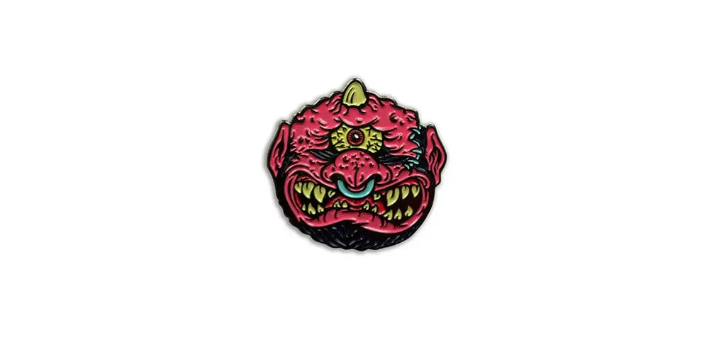 Horn Head Enamel Pin 1