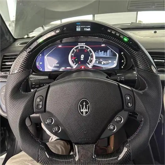 Maserati Quattroporte Granturismo Custom Led Carbon Fiber Steering Wheel |Ttd Craft 1