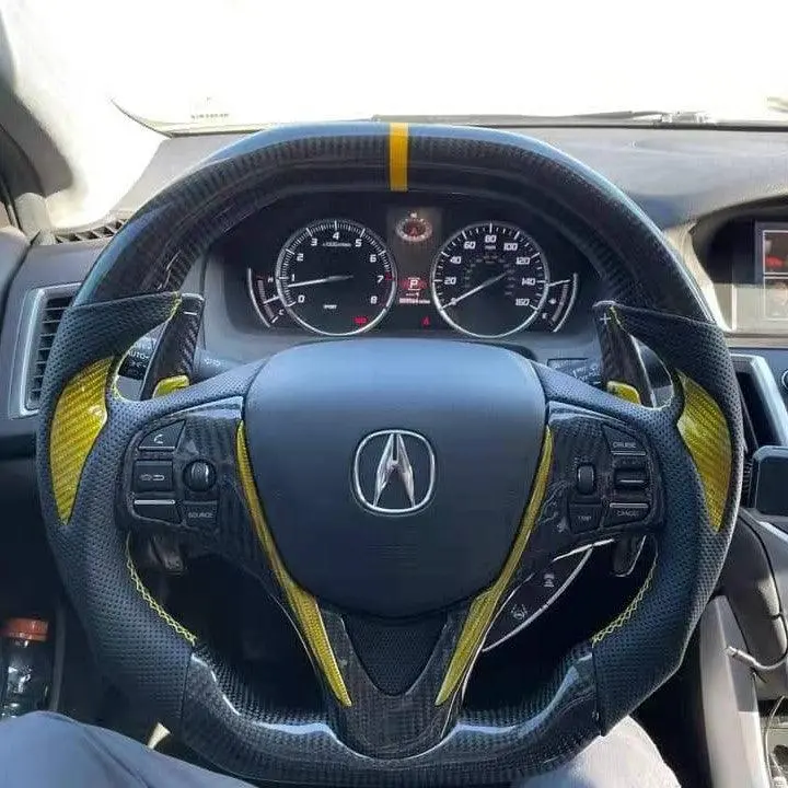 Carbon Fiber Steering Wheel For Acura 2015-2020 Tlx/ Mdx |Ttd Craft 1
