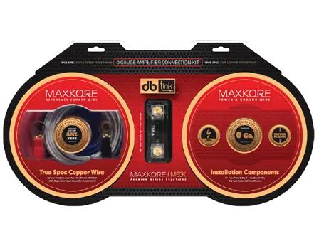 Db Drive Me0k Maxkore 0 Ga Amp Kit 100% Copper 1