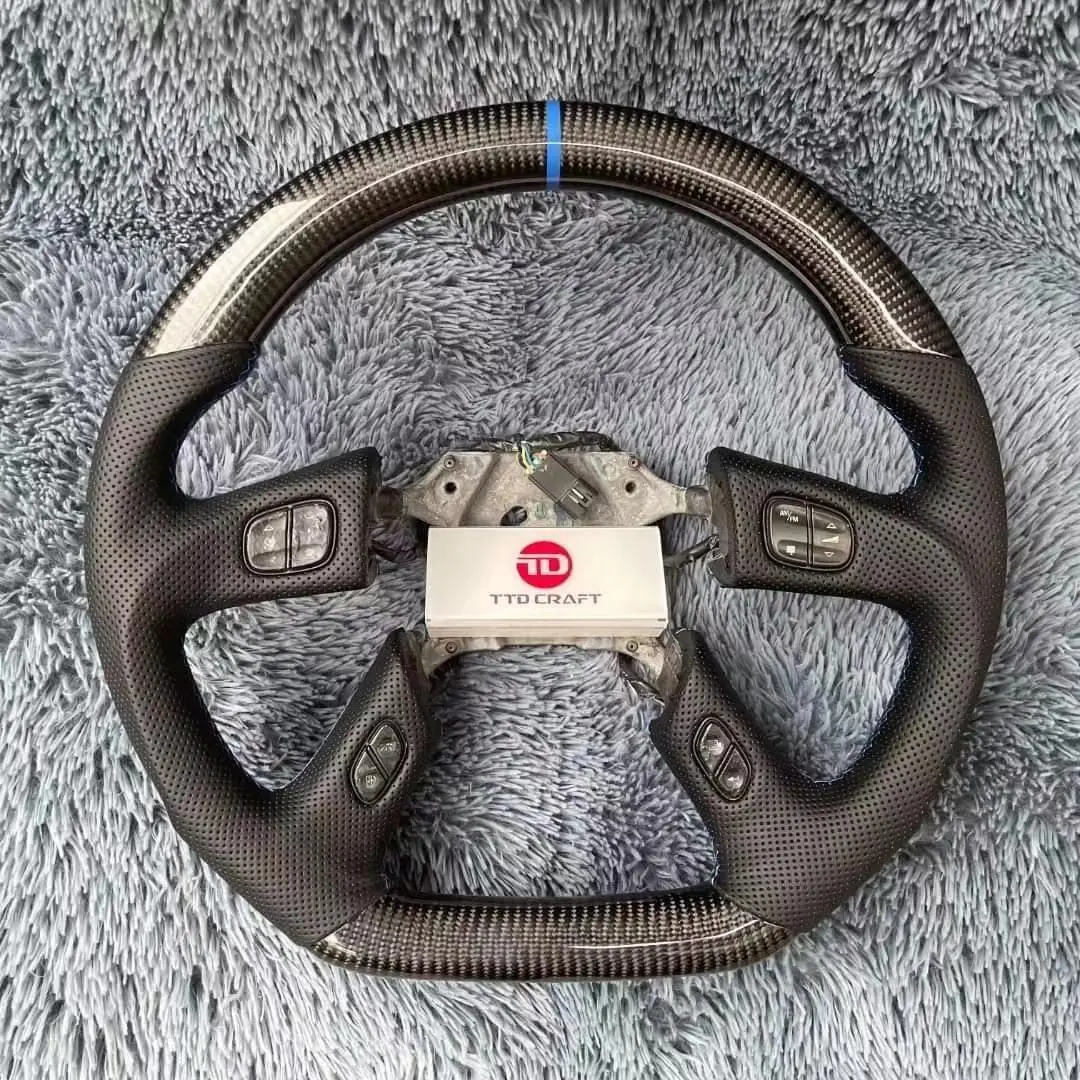 Ttd Craft  2004-2007 Buick Rainier Carbon Fiber Steering Wheel 1