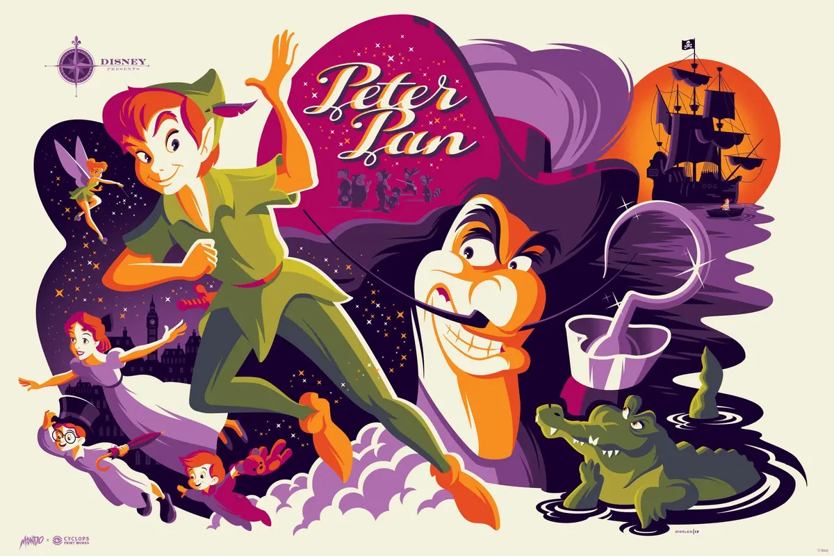 Mondo X Cyclops Print Works Print #20: Peter Pan 1