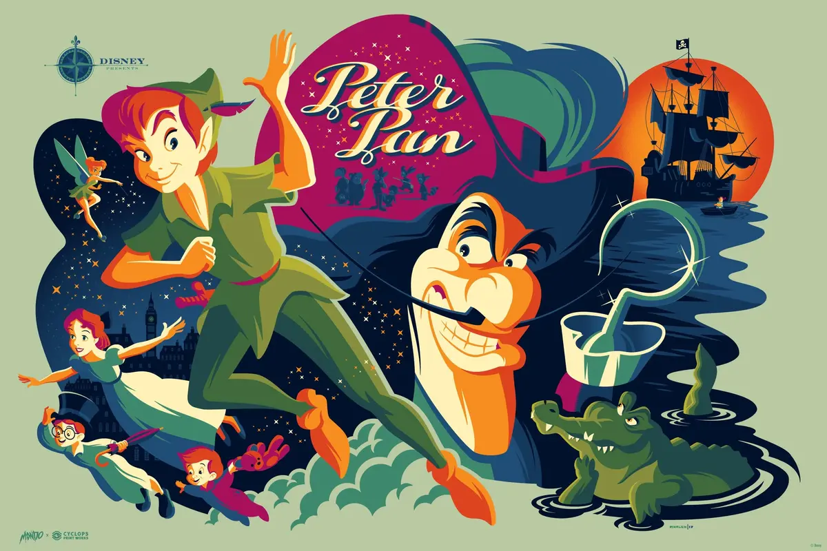 Mondo X Cyclops Print Works Print #20: Peter Pan (Variant) 1