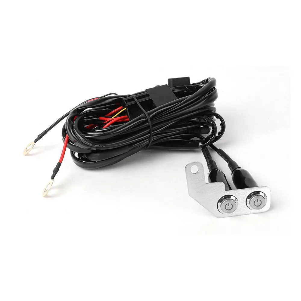 18Awg Motorcycle Wire Harness For Dual Beam Light Pods 1