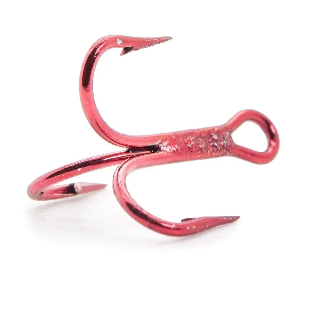 Mustad Red Treble Hooks 1