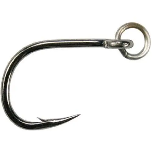 Mustad Ringed Hoodlum 4X Strong Live Bait Hook R10827np-Bn 1