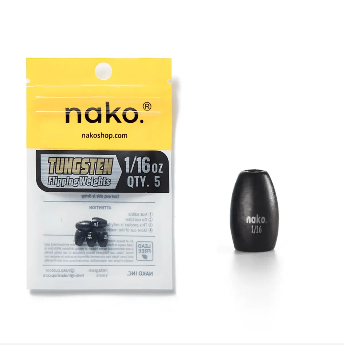 Nako Tungsten Flipping Weights 1