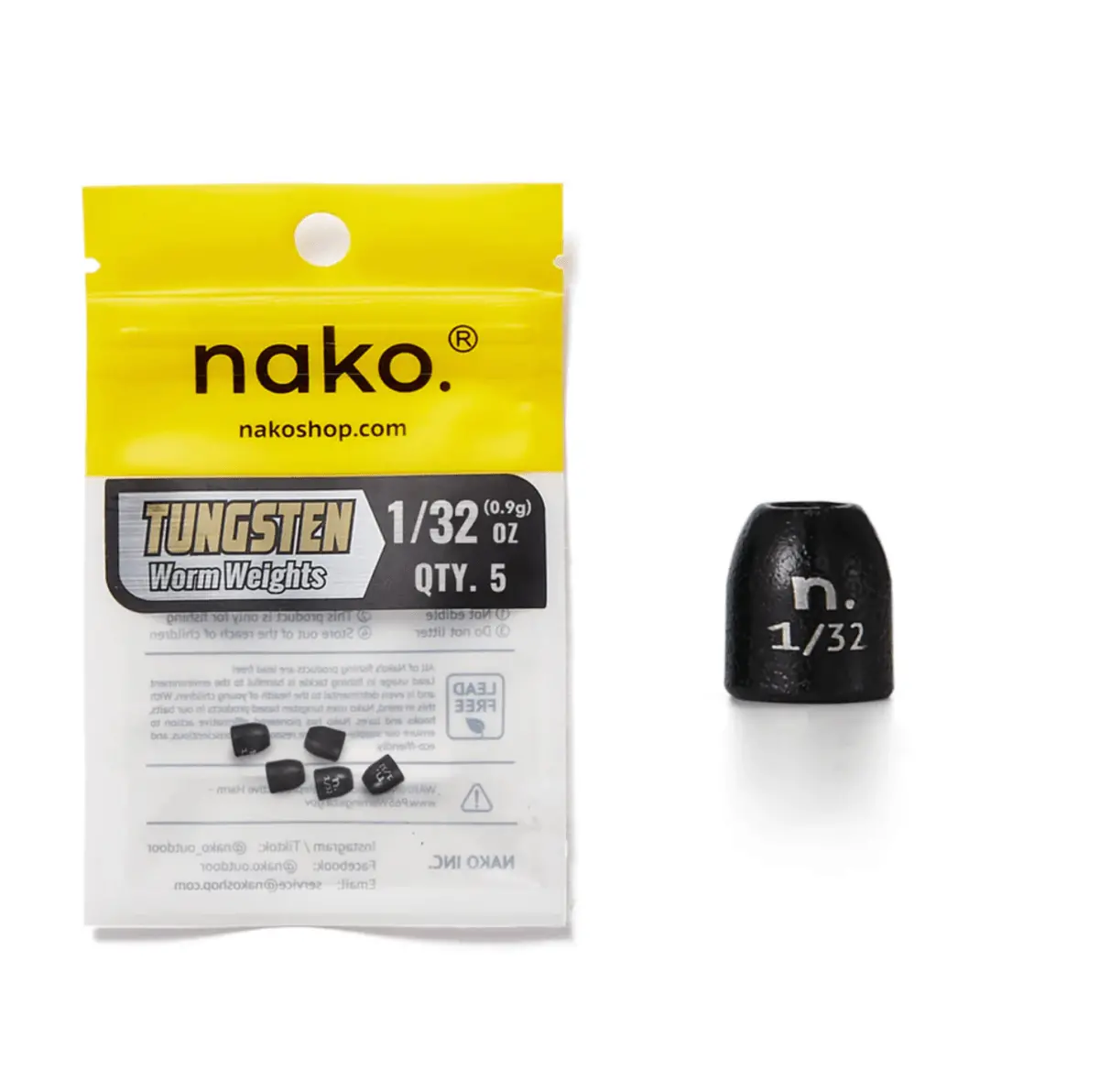 Nako Tungsten Worm Weights 1