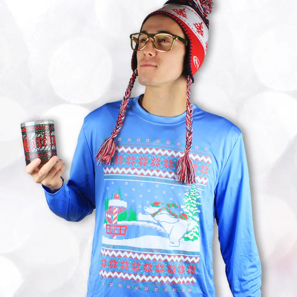 Disc Golf Bear Ugly Sweater Dry Fit 1