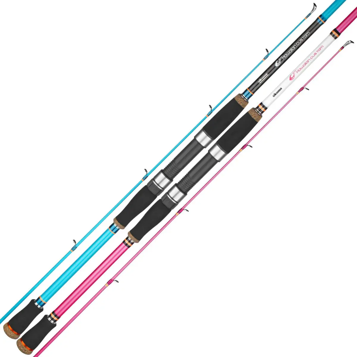 Okuma Hawaiian Limited Edition Custom B Spinning Rods 1