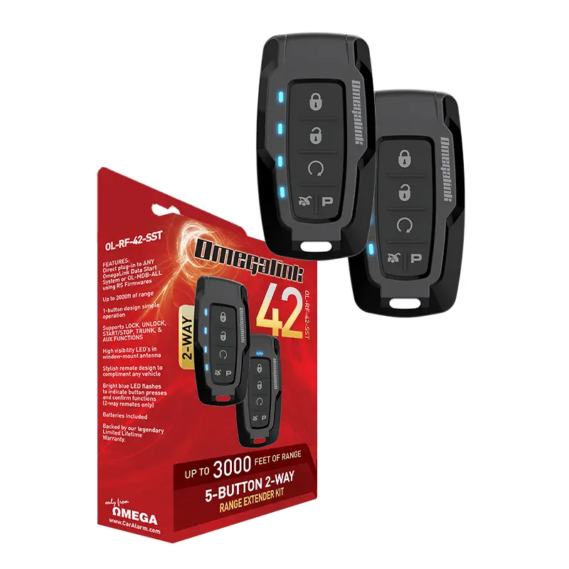 Omega Ol-Rf-42-Sst 5-Button Two-Way Range Extender Kit 1