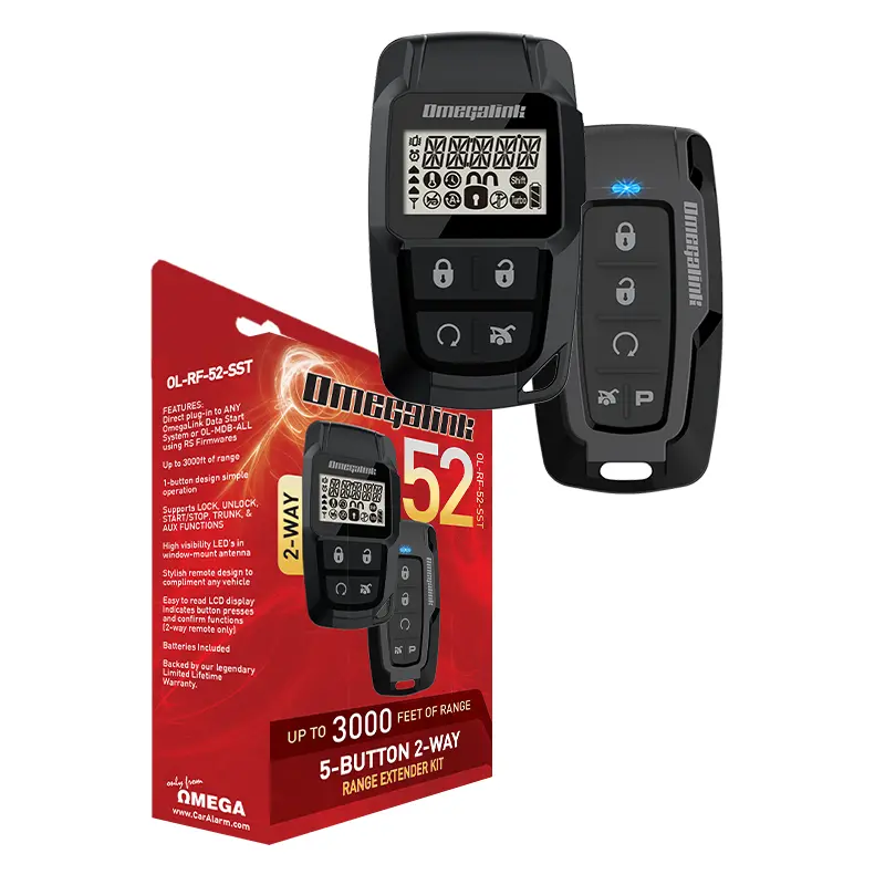 Omega Ol-Rf-52-Sst Lcd Screen Two-Way Range Extender Kit 1