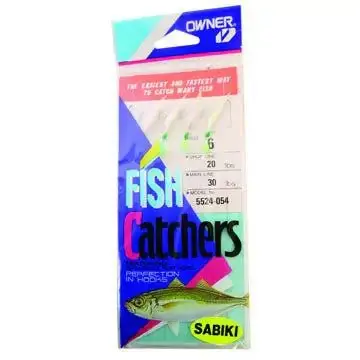 Owner Sabiki Rigs Silver Rainbow Fish Catchers 5523 1